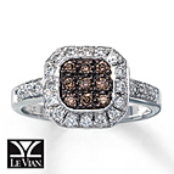 Le Vian 14K White Gold 1/2 Carat t.w. Diamond Ring - Picture 2 of 9